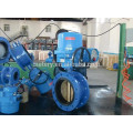 PTFE Flange Electric actuator butterfly valve